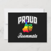 Kamergenoot Gay Pride Kaart (Voorkant)