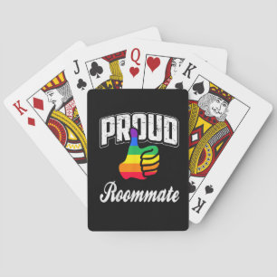 Kamergenoot Gay Pride Pokerkaarten
