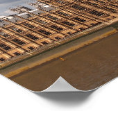 Kamerhuizen en Big Ben in het poster van Londen (Hoek)