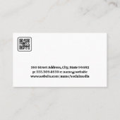 Kamerjuffrouw Maakt Hotelkamers Schoon Visitekaartje (Achterkant)