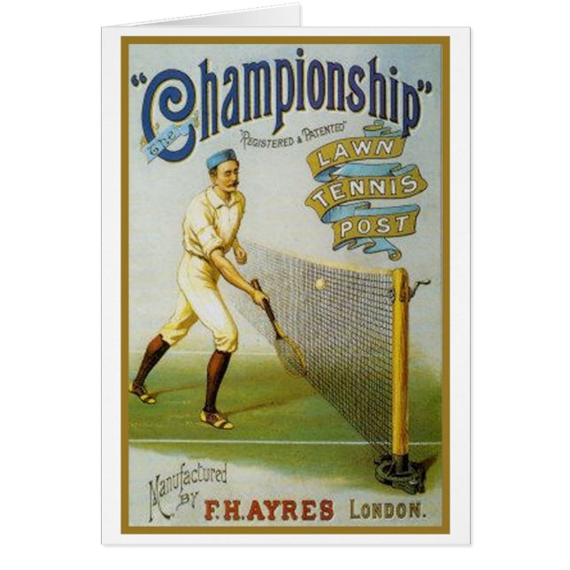 Kamerkampioenschap grawn Tennis Post (Voorkant)