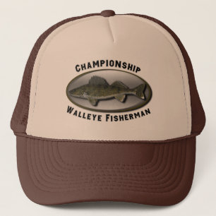 Kamerkampioenschap Walleye Fisherman Trucker Pet