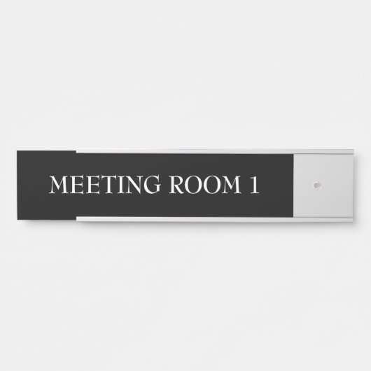 Kamernaam Kantoor School Deurbordje (Voorkant)