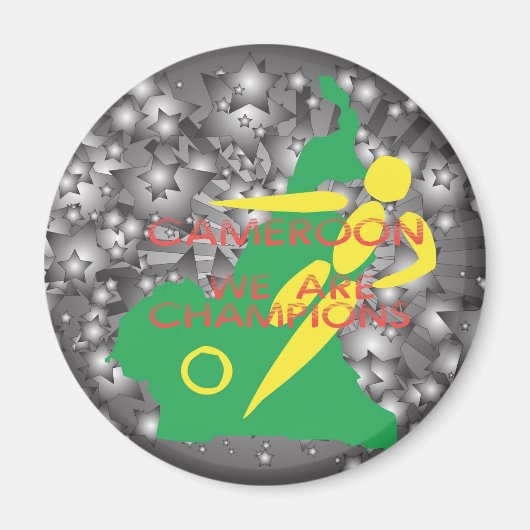 Kameroen 2010 magneet (Voorkant)
