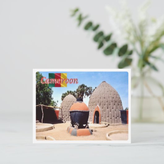 Kameroen - briefkaart (Staand voorkant)