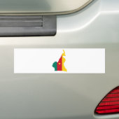 Kameroen CM Bumpersticker (Op auto)