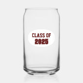 Kameroen en witte schoolkleuren schooljaar blikvorm glas (Voorkant)