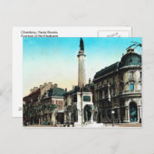 Kameroen, fontein van de Elephants Briefkaart (Voorkant / Achterkant)