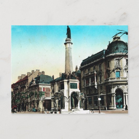 Kameroen, fontein van de Elephants Briefkaart (Voorkant)