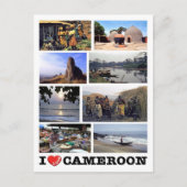 Kameroen - I Love - Briefkaart (Voorkant)