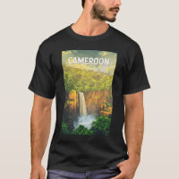 Kameroen Illustratie Reizen Art Vintage