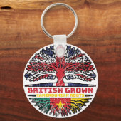 Kameroen Kameroen Verenigd Koninkrijk Brits Sleutelhanger (Achterkant)