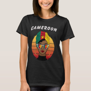 Kameroen, Kameroense vlag, Kameroen meisje, Kamero T-shirt