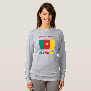Kameroen Kameroense Vlag Rood Persoonlijk T-shirt