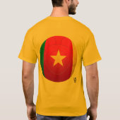 Kameroen - Les Lions Indomables Football T-shirt (Achterkant)