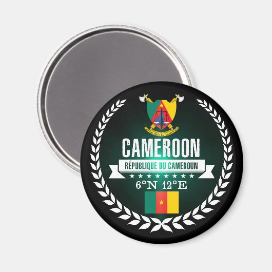 Kameroen Magneet (Voorkant / Achterkant)