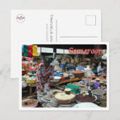 Kameroen - Markt - Briefkaart (Voorkant / Achterkant)