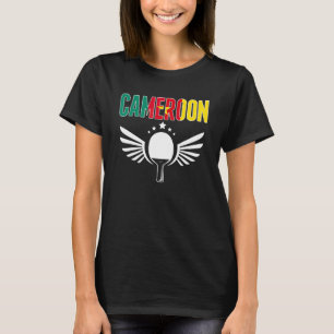 Kameroen Ping Pong Kameroense Tafeltennis Onderst T-shirt