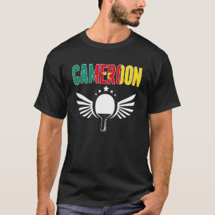 Kameroen Ping Pong Kameroense Tafeltennis Steun T-shirt