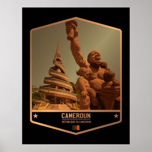 Kameroen Poster (Voorkant)