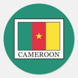 Kameroen Ronde Sticker
