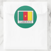 Kameroen Ronde Sticker (Tas)