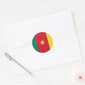 kameroen ronde sticker (Envelop)