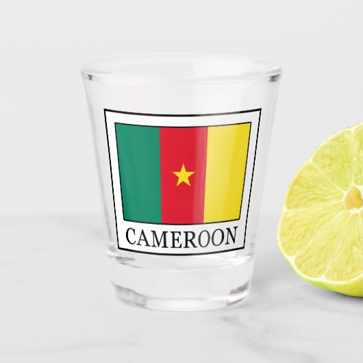 Kameroen Shot Glas (Voorkant)
