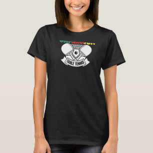Kameroen Tafeltennis Ondersteun Kameroense Ping T-shirt