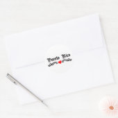 Kameroen Tattoo stijl Ronde Sticker (Envelop)