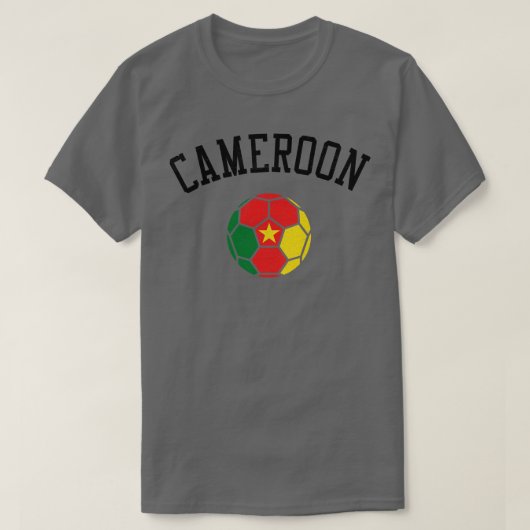 Kameroen Team Erfgoedvlag T-shirt (Design voorkant)