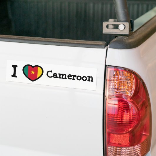 Kameroen vlag bumpersticker (Op Truck)