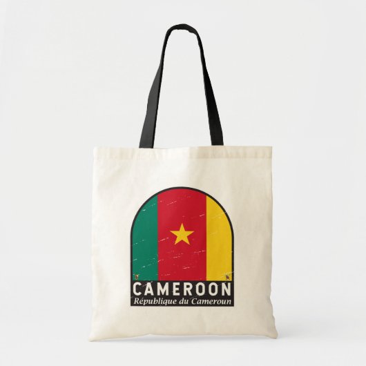 Kameroen Vlag Embleem Noodlijdende  Tote Bag (Voorkant)