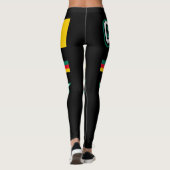 Kameroen vlag leggings (Achterkant)