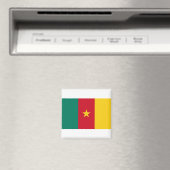 Kameroen vlag magneet (Insitu (Vaatwasser))