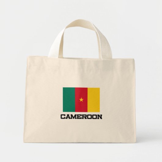 Kameroen vlag mini tote bag (Voorkant)