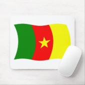 Kameroen Vlag Muismat (Met muis)