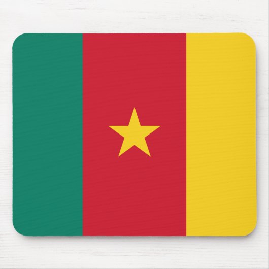 Kameroen vlag muismat (Voorkant)