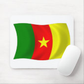 Kameroen Vlag Muismat (Met muis)