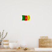 Kameroen Vlag Poster Print (Keuken)