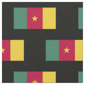 Kameroen vlag stof (Close Up)