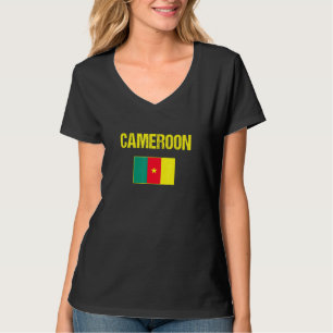 Kameroen Vlag T-shirt Mannen Vrouwen Jeugd Kinder
