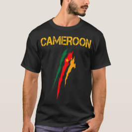 Kameroen, vlag van Kameroen, Kameroense vlag. T-shirt