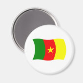 Kameroen Vlagmagneet Magneet (Voorkant / Achterkant)