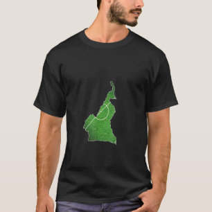 Kameroen Voetbal Voetbal Rechtbank T-shirt