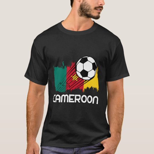 Kameroen Voetbalfan T-shirt (Voorkant)