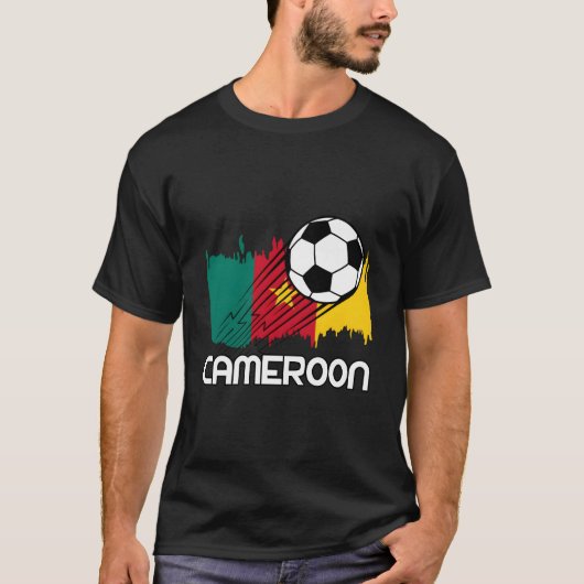 Kameroen Voetbalfan T-shirt (Voorkant)