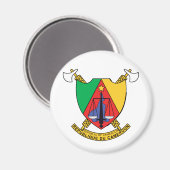 Kameroen wapen van Kameroen Magneet (Voorkant / Achterkant)