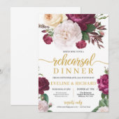 Kameroen witte bloemetjes rozen gouden repetitie d kaart (Voorkant / Achterkant)