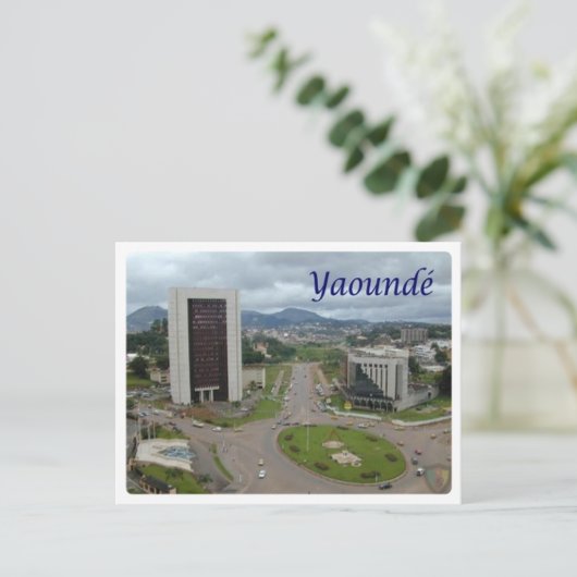 Kameroen - Yaoundé - Briefkaart (Staand voorkant)